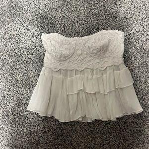 Free People Adela Lace tube top